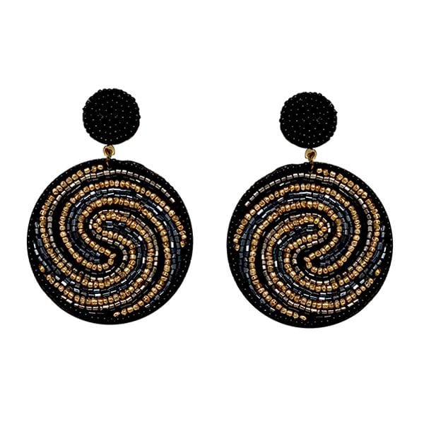 Daze Black Earrings