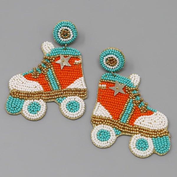 Retro Roller Skate Earrings