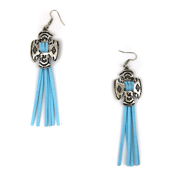 Freedom Eagle Tassel Earrings