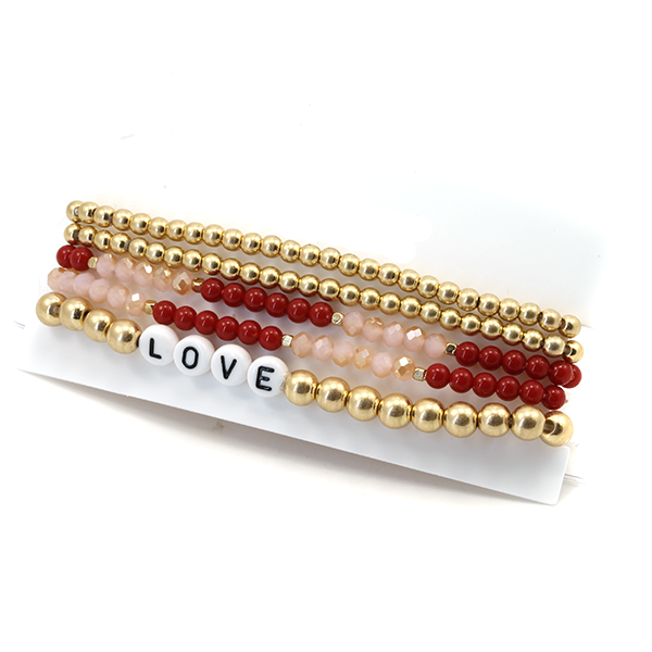 Love Stacked Bracelets