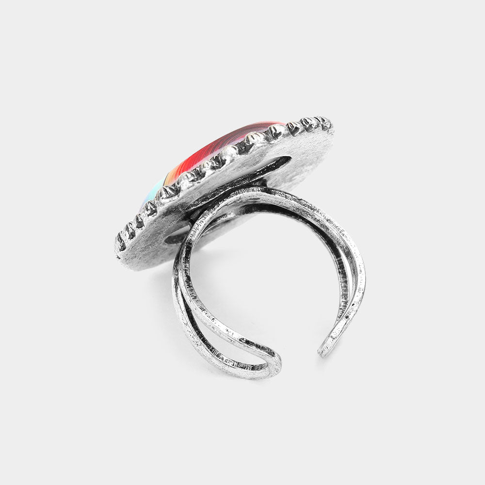 Oval Serape Ring