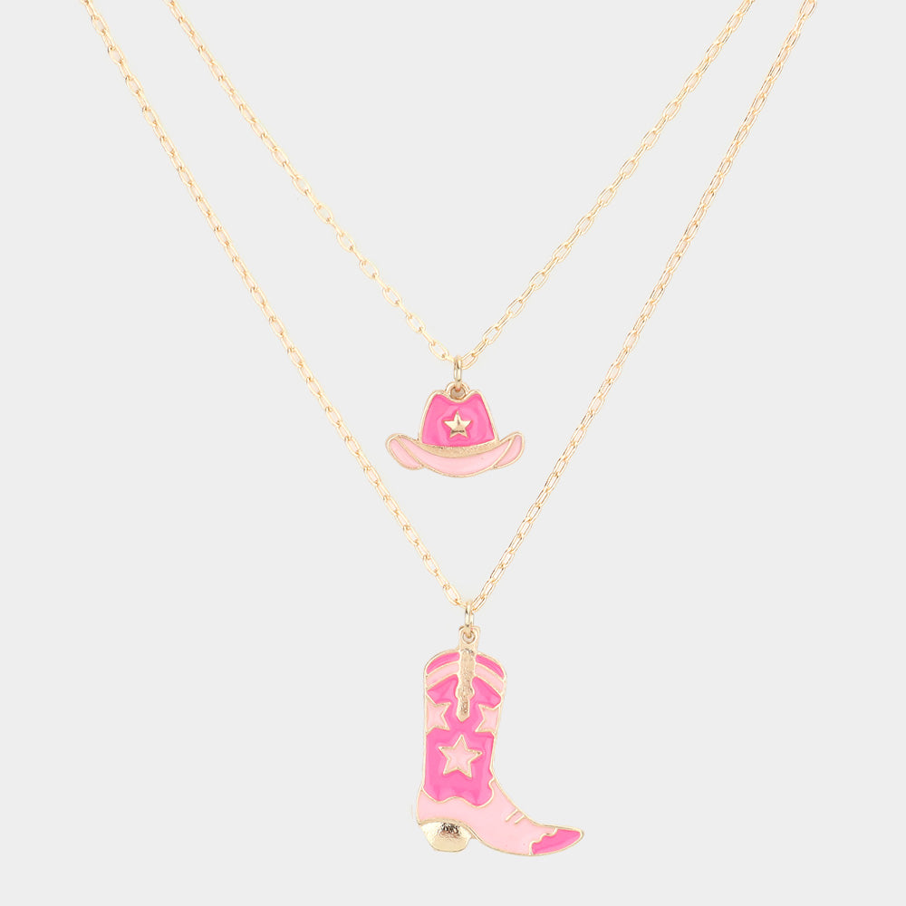 Lets Go Girls Layered Necklace