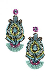 Amber Fringe Earrings