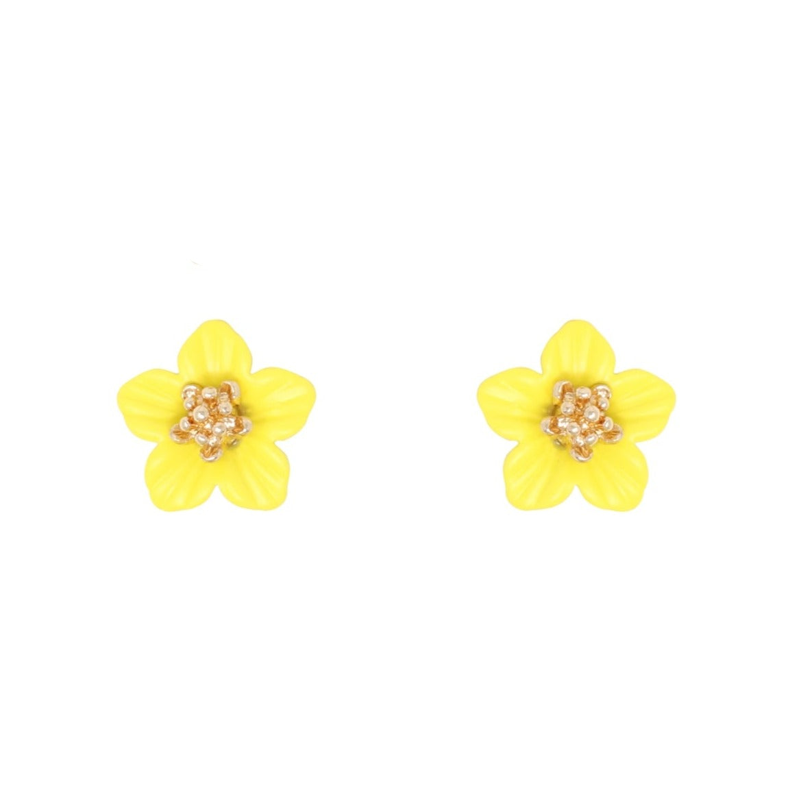 Small Sunshine Flower Stud Earrings