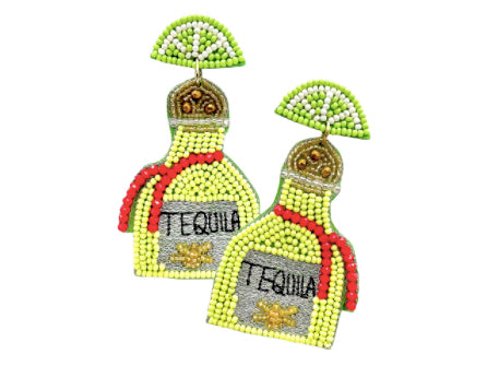 Tequila with a Twist of Lime Earrings