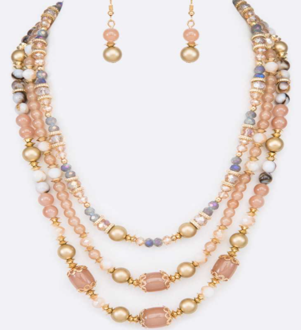 Brandy Layered Necklace Set
