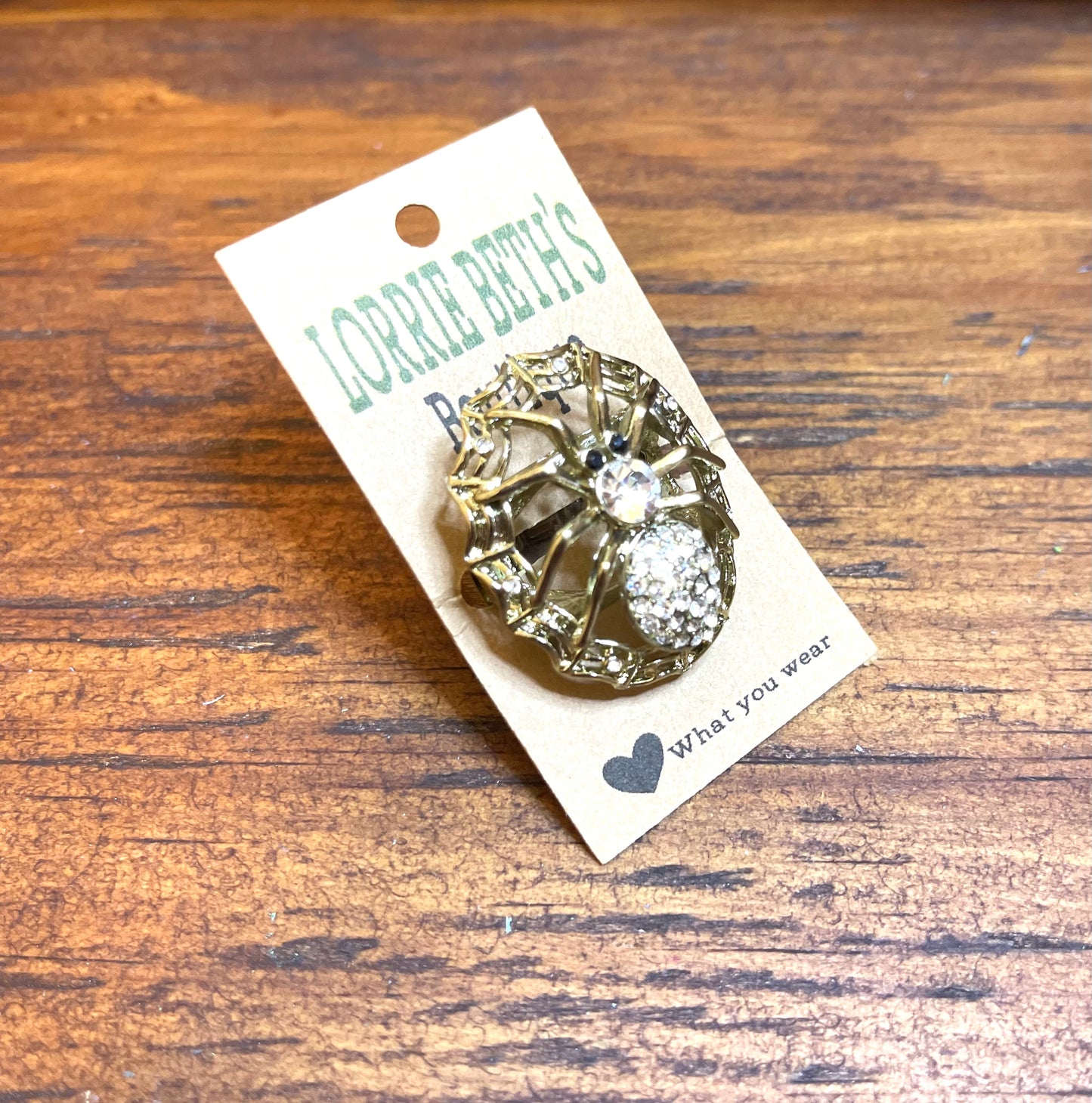 What a Web Spider Stretch Ring