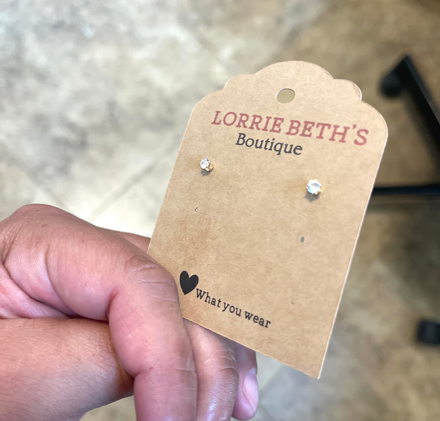 Sparkly Mini Stud Earrings - Liz Beth Collection