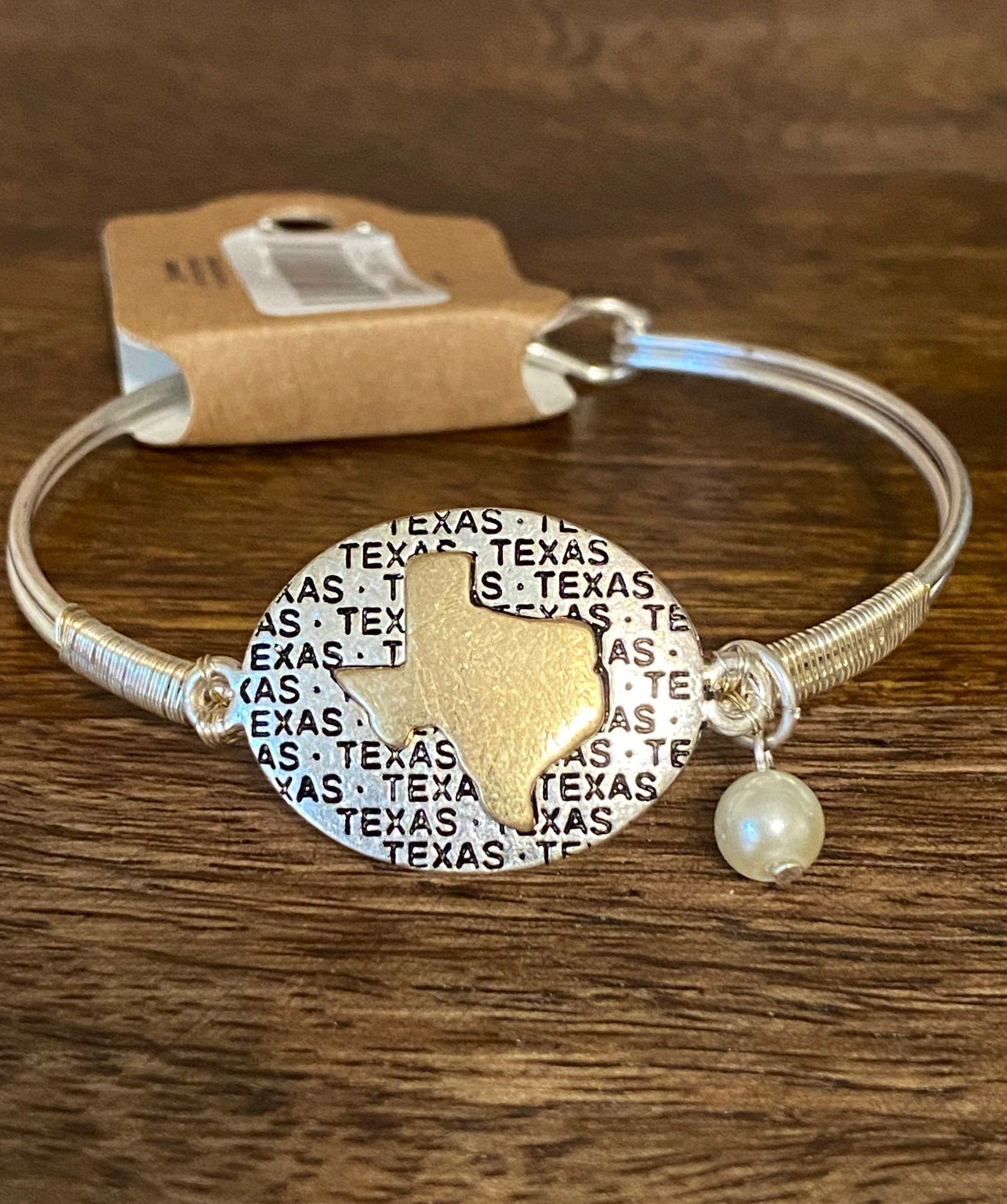 Texas Pearl Hook Bangle