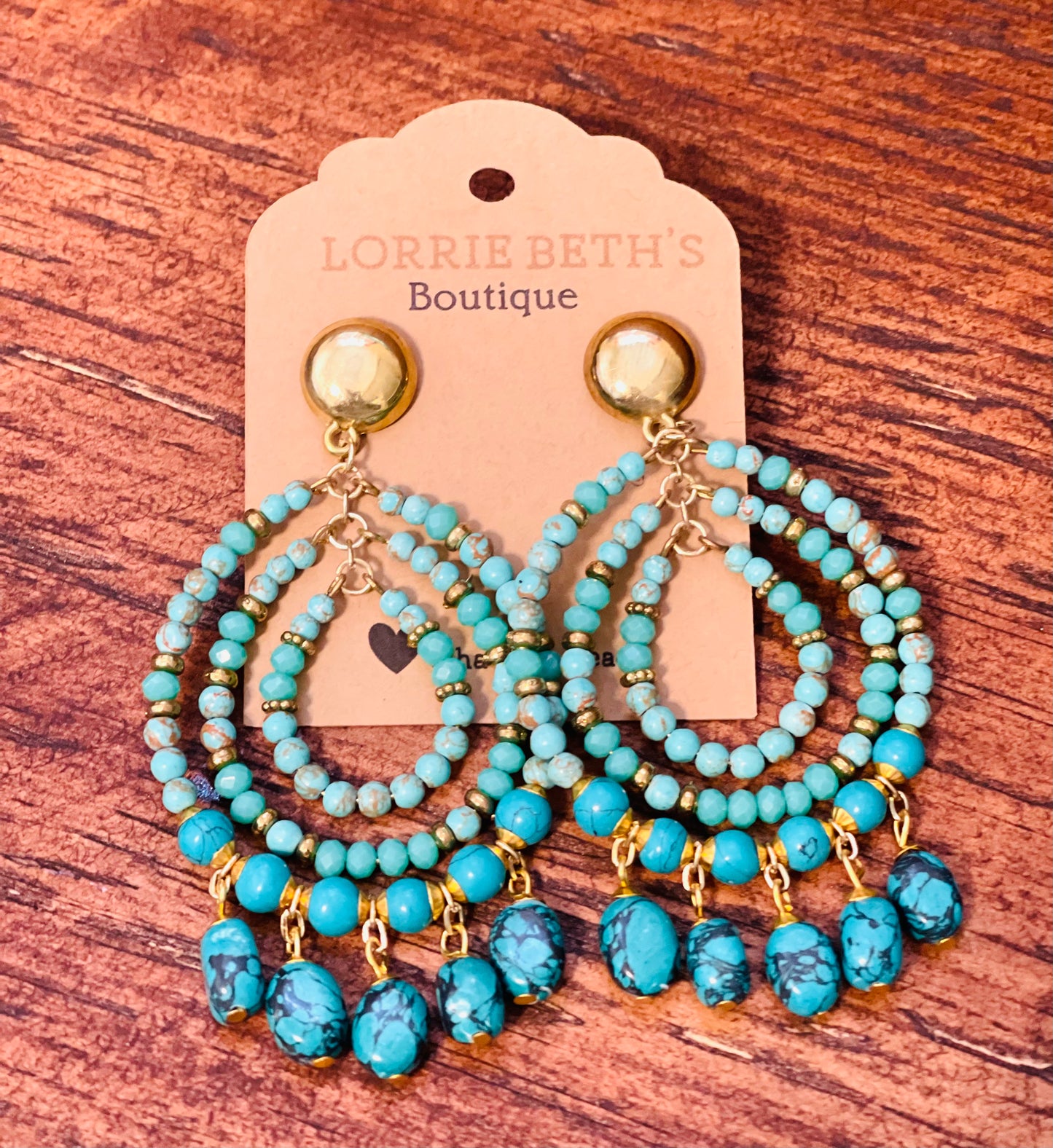 Monica Turquiose Earrings
