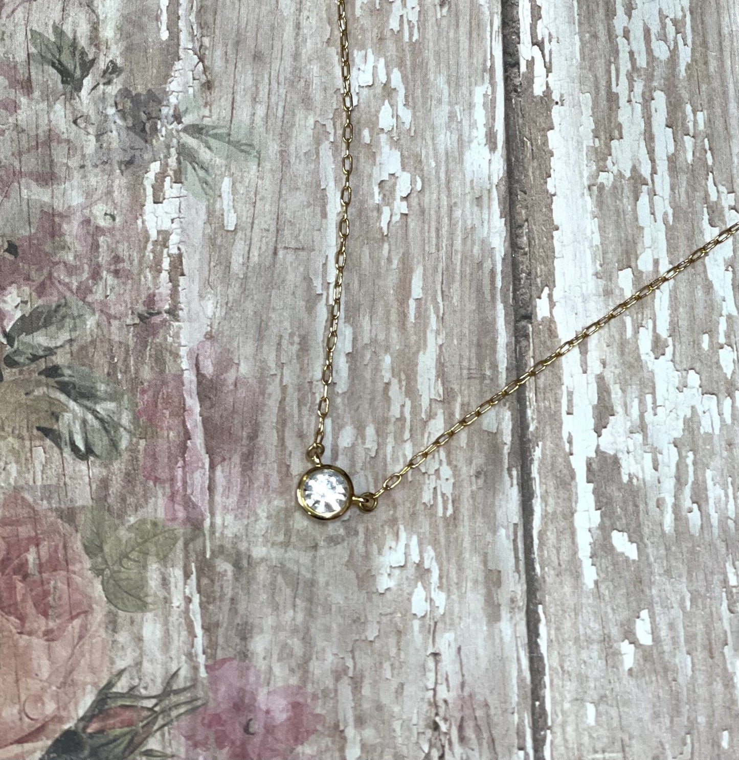 Dainty Stone Necklace