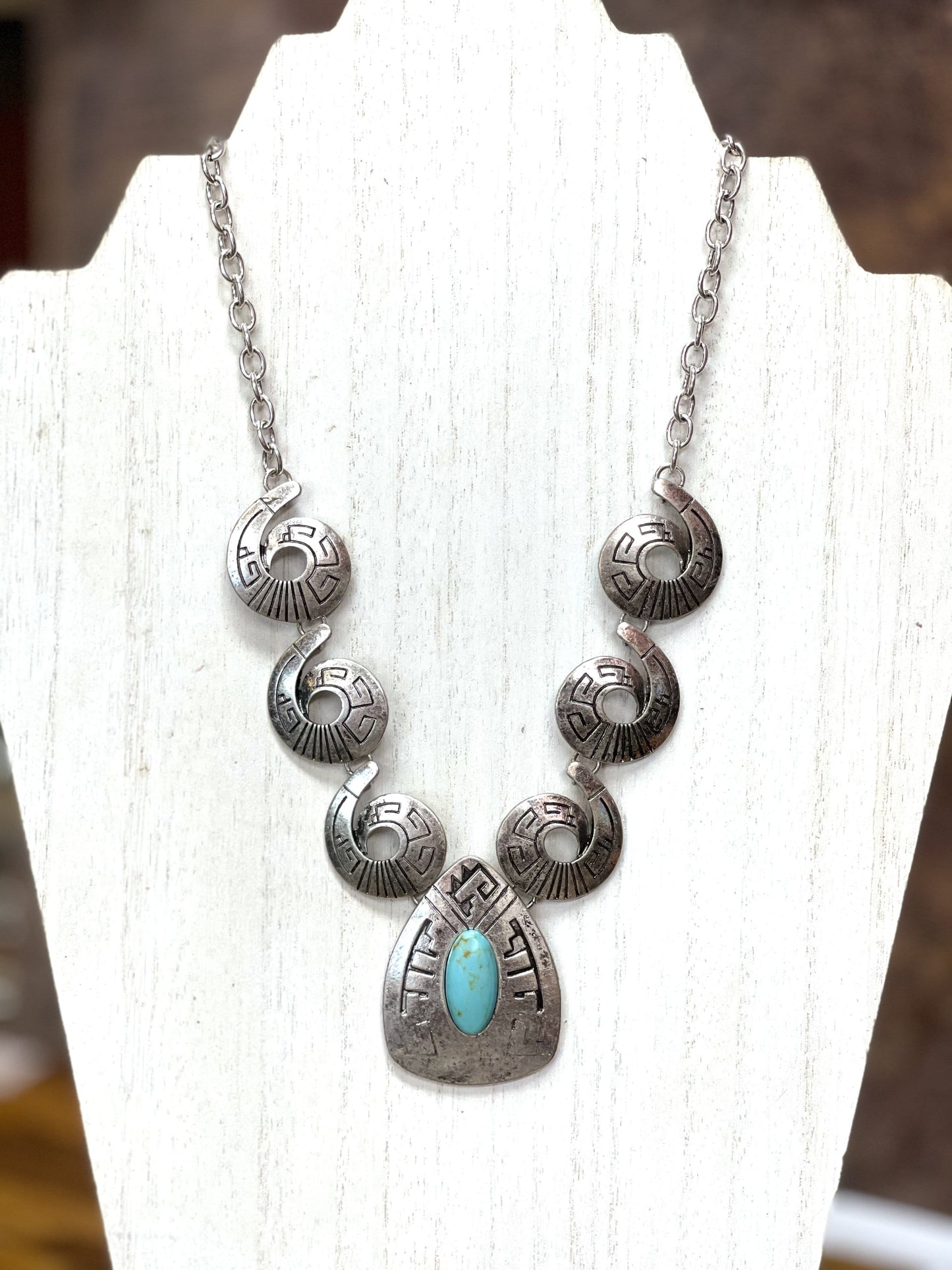 Aztec Turquoise Necklace