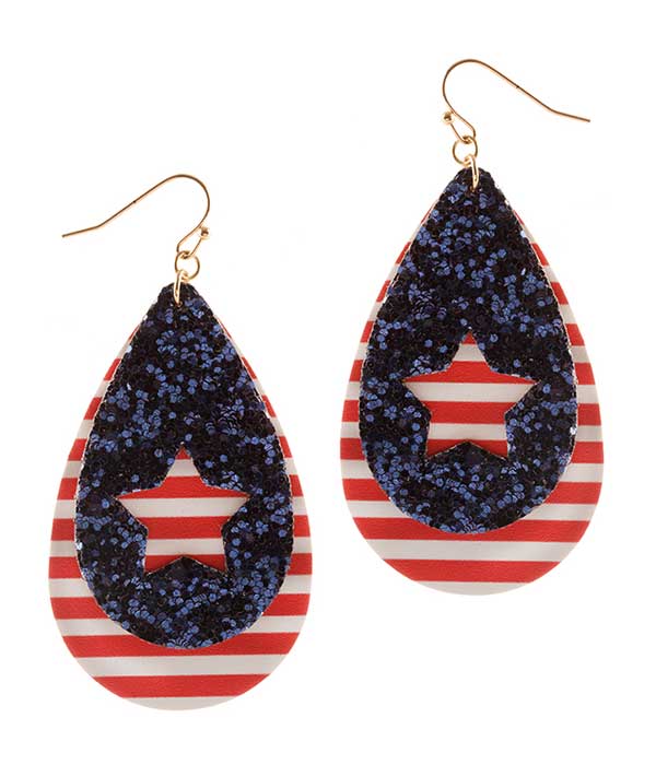 Star & Stripes Earrings