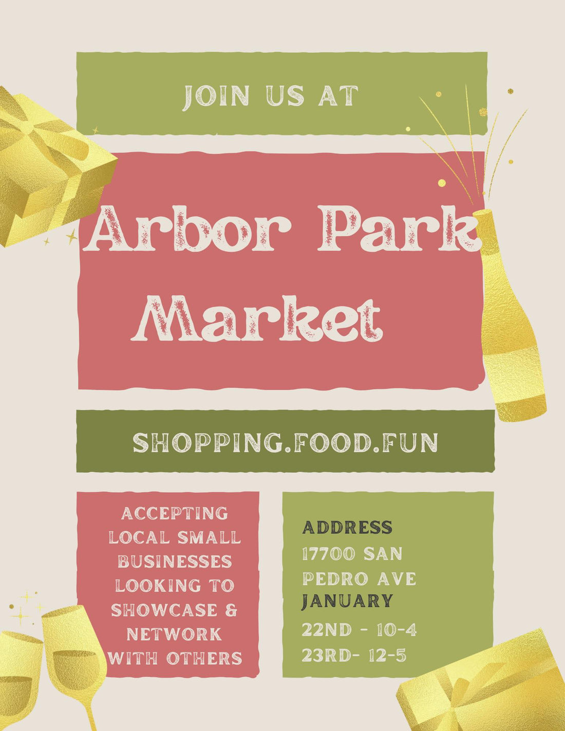 1/22/22 & 1/23/22 Arbor Park Market