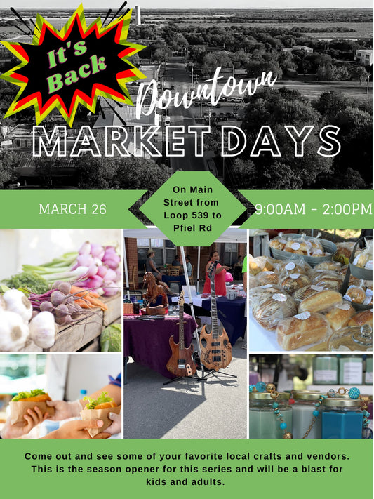 Cibolo Downtown Market Days - March 26, 2022 9am-2 pm