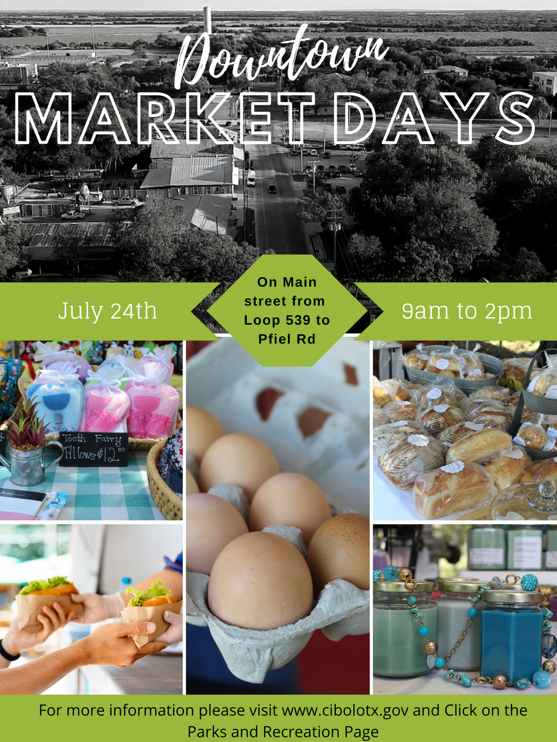 July 24, 2021 Downtown Market Days - Cibolo Texas