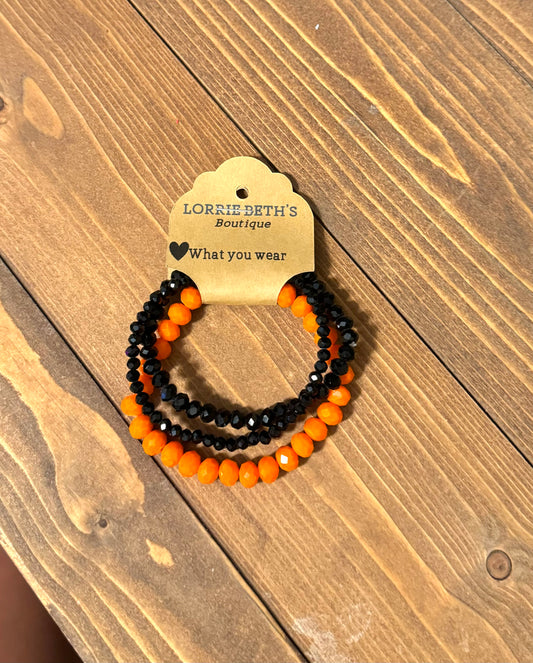 Halloween Time Stretch Bracelet Set