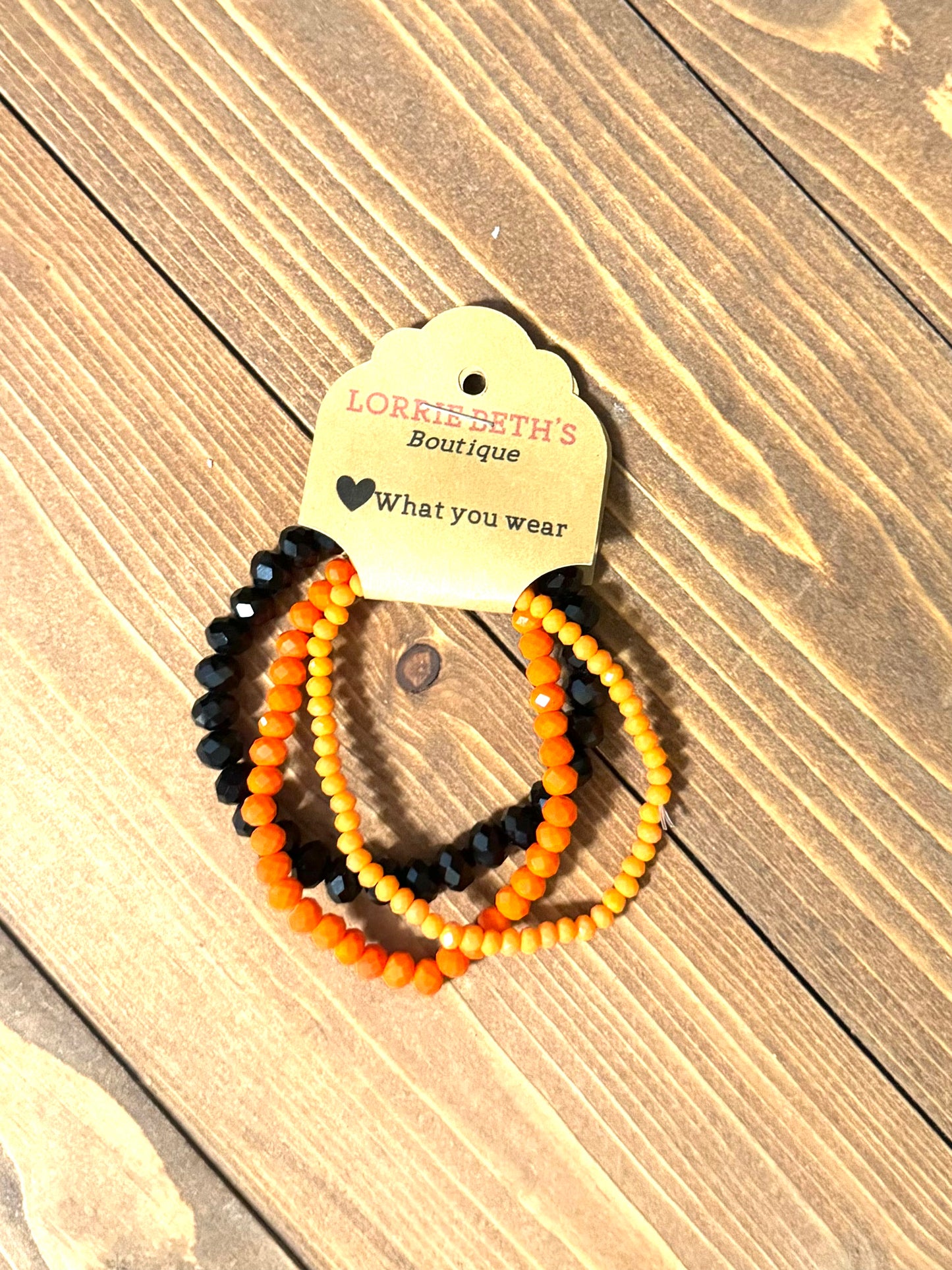 Halloween Time Stretch Bracelet Set