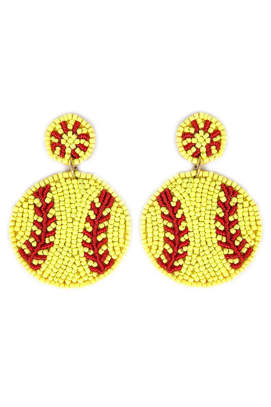 Softball Earrings