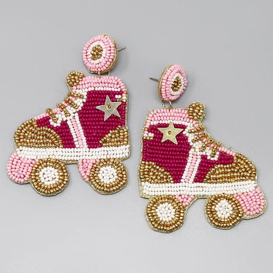 Retro Roller Skate Earrings