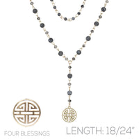 Four Blessings Layered Necklace
