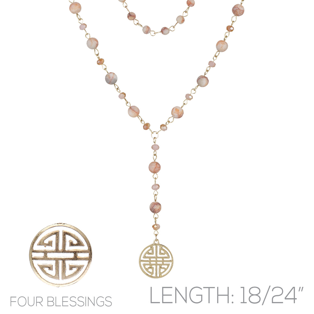 Four Blessings Layered Necklace