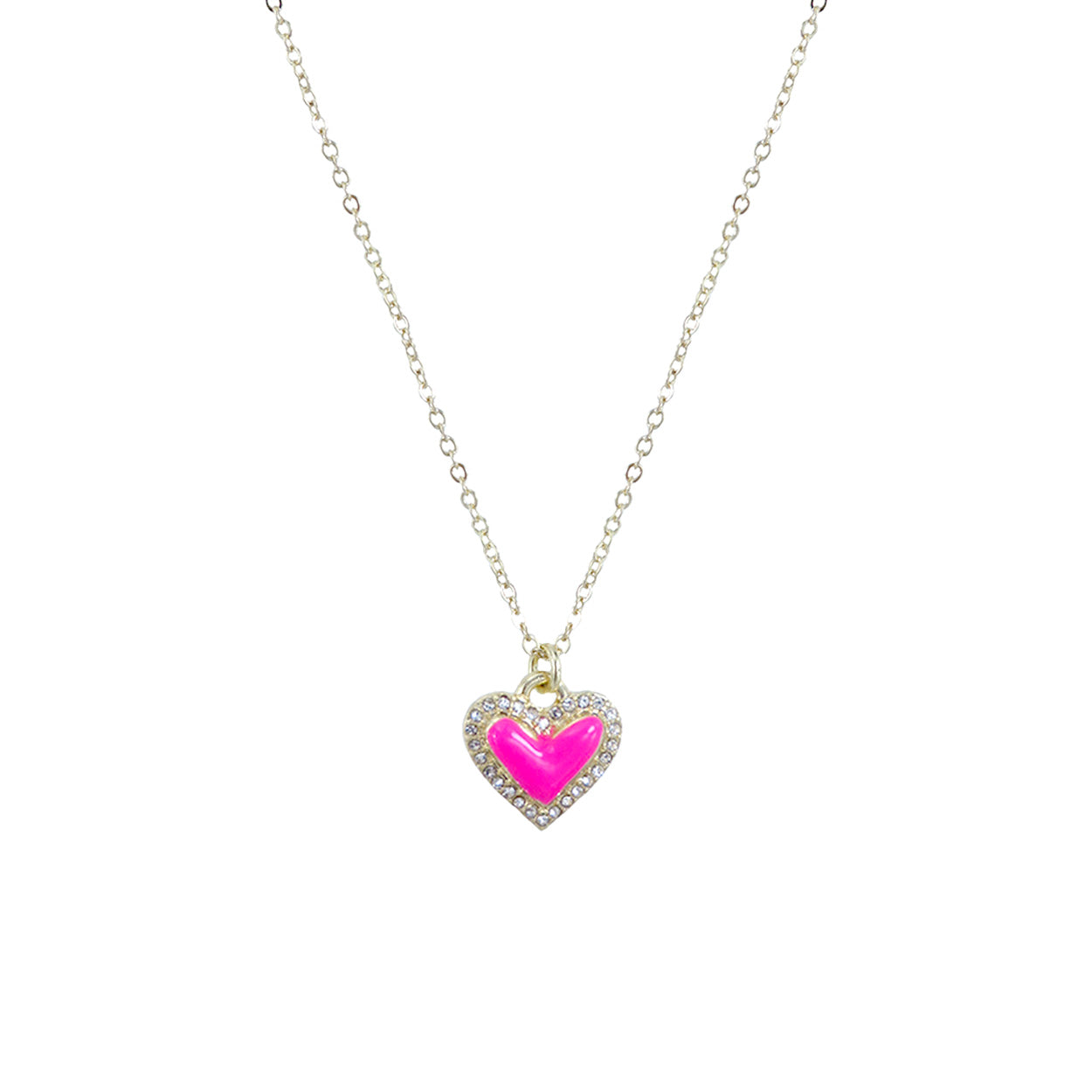 Small Heart Charm Necklace