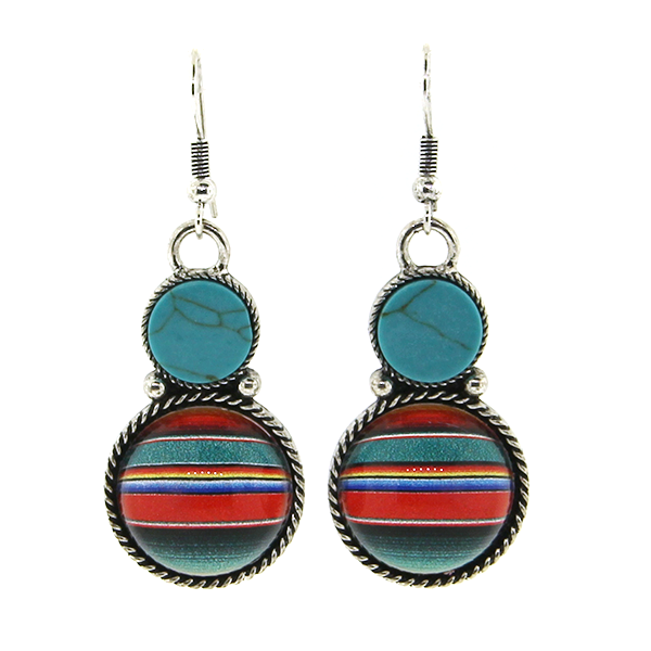 Navajo Serape Earrings