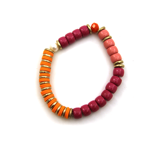 Jolli Molli Colorful Bead Stretch Bracelet