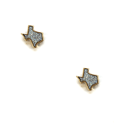 Druzy Texas Studs