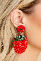 Red Berry Cute Earrings