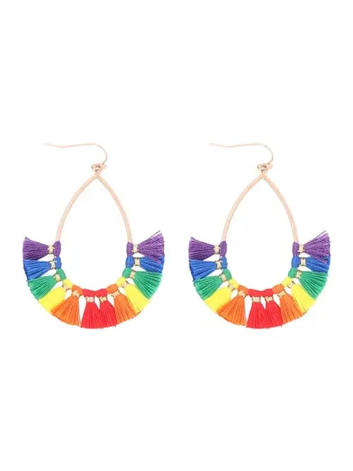 "SAY IT" Fringe Earrings