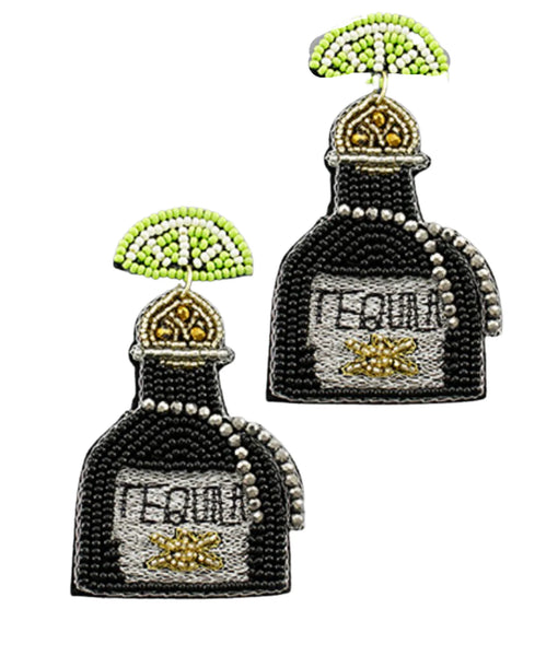 Tequila with a Twist of Lime Earrings