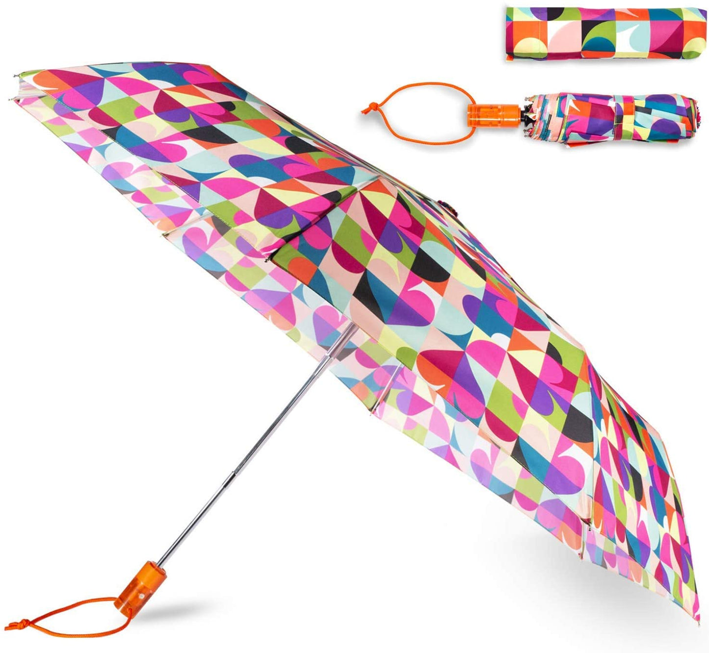 Spade Dot Geo Travel Umbrella