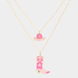 Lets Go Girls Layered Necklace