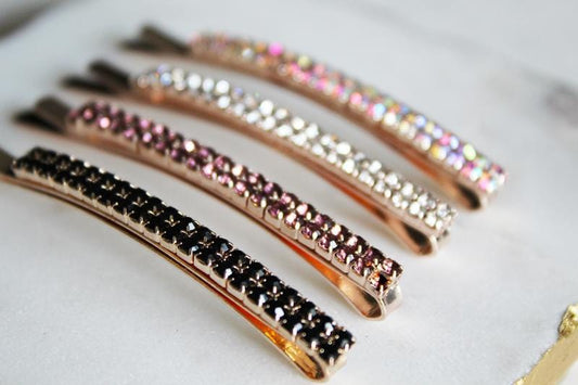 RHINESTONE BOBBY PIN SET