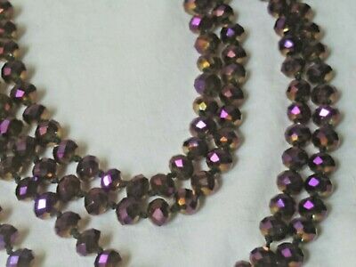 Purple Shimmer Strand Necklace