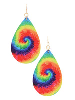 Swirl Tie Dye Earrings