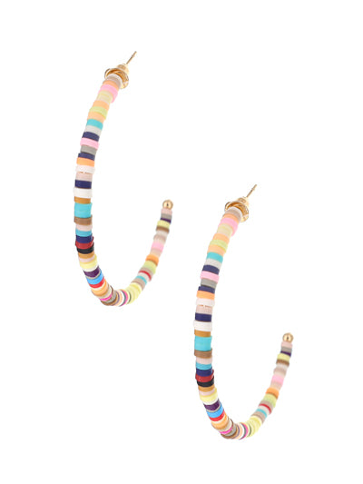 Hilda Multicolor Hoops Earrings