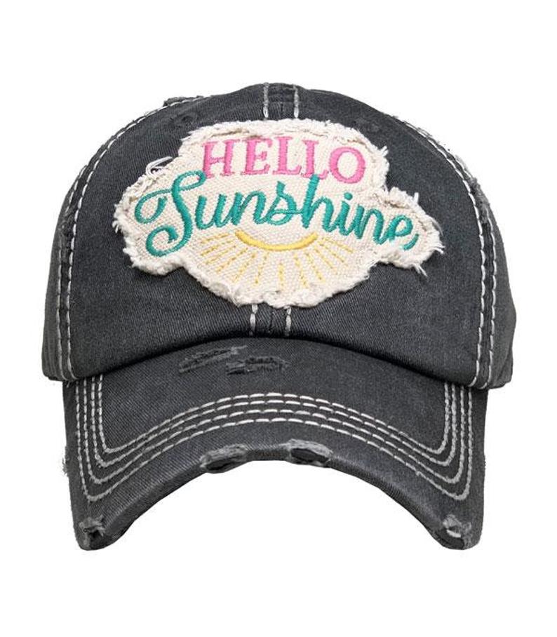 Hello Sunshine Vintage Trucker Cap