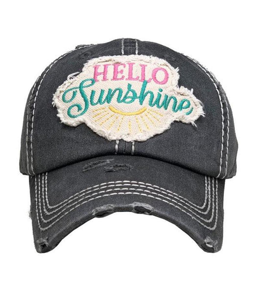 Hello Sunshine Vintage Trucker Cap