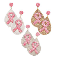 Handmade Cancer Survivor/Warrior Earrings