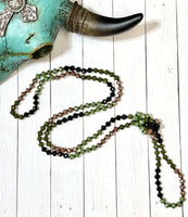 Camo Shimmer Strand Necklace