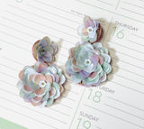 Pastel Floral Earrings