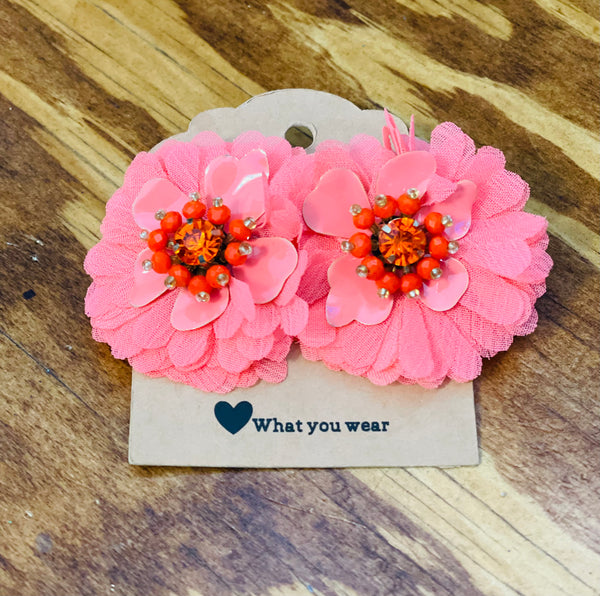 Femme Flower Post Earrings