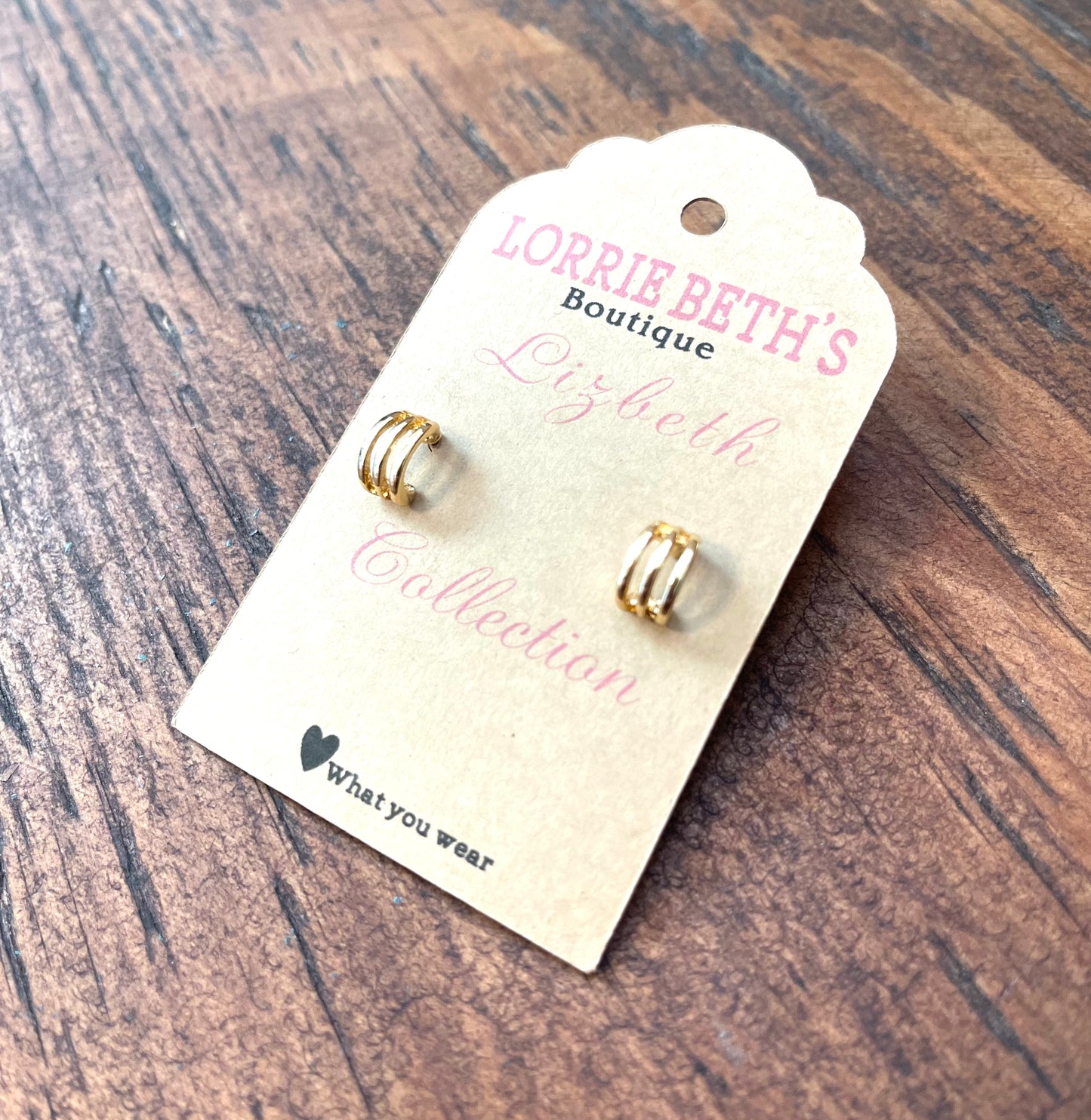 Small Cuff Earrings- Liz Beth Collection