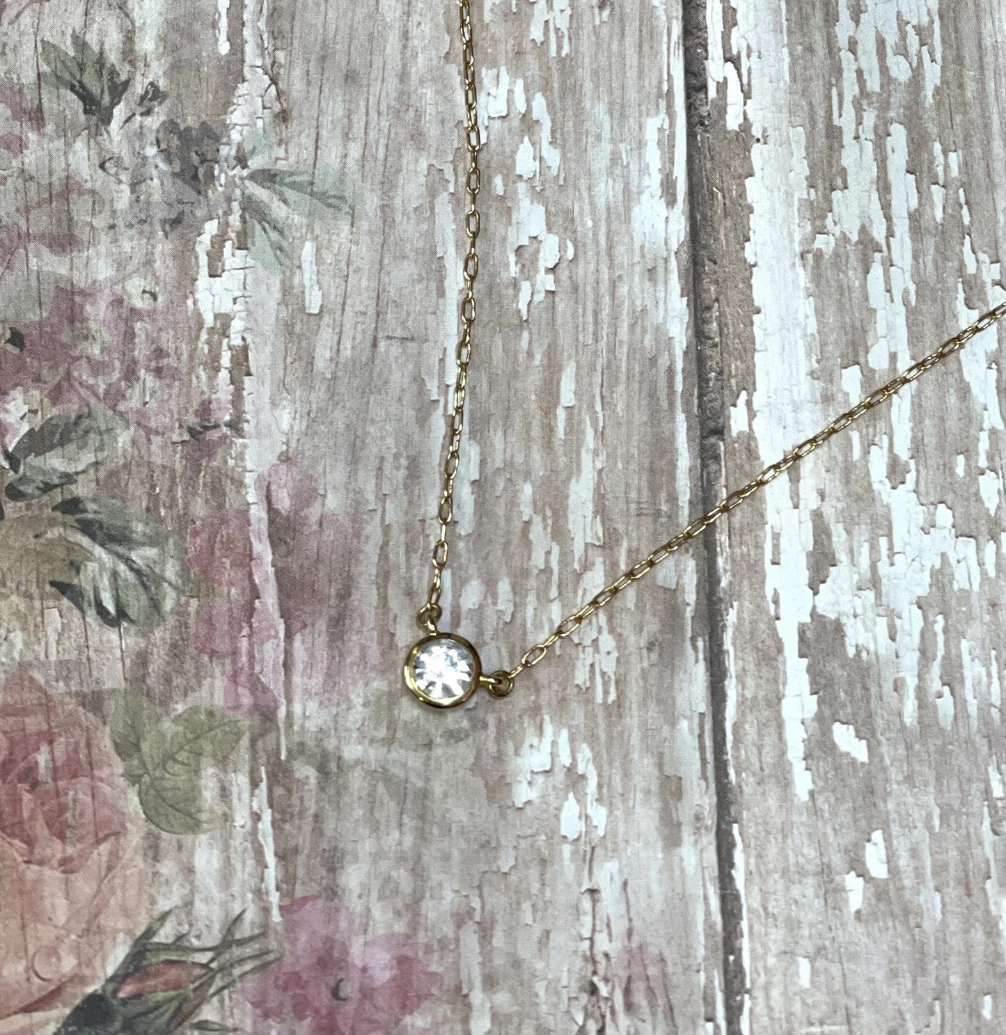 Dainty Stone Necklace
