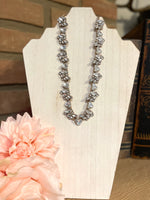 Worn Gold with Sparkle Necklace