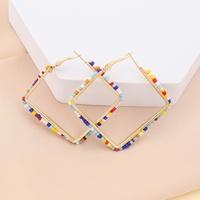 Simple Colorful Beads Earrings
